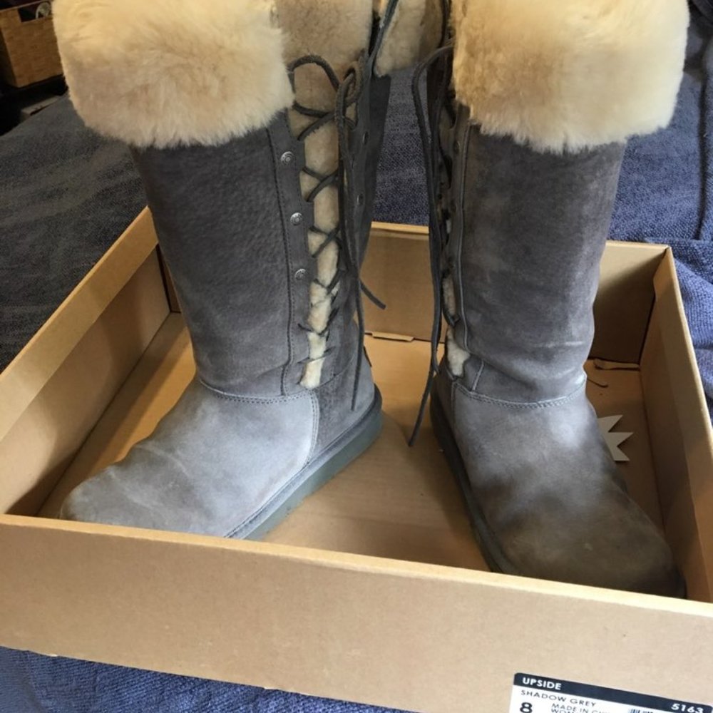 Tall UGG boots with cuff